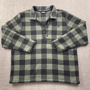 North Face Sweater Adult 2XL XXL Green Long Sleeve Outdoor Casual Men's